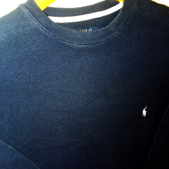 Polo Ralph Lauren Other - Polo by Ralph Lauren Blue Thermal Shirt Sz Medium